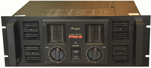 2x600 W. Protections totales. Bande passante : 10 Hz - 50 kHz Accuphase Pro.5
