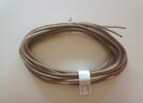 C?ble professionnel pr?coup?, pour haut-parleur Couleur du c?ble : Kristal CABLES HAUT-PARLEUR CABLE HP KRISTAL N4