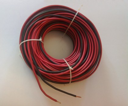 C?ble professionnel ? la coupe, pour hauts parleurs Couleur du c?ble : Rouge/Noir CABLES HAUT-PARLEUR CABLE HP PRO R/N