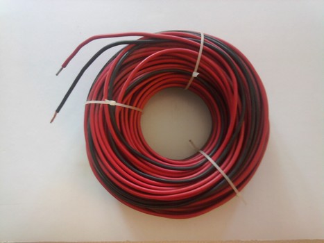 C?ble professionnel ? la coupe, pour hauts parleurs Couleur du c?ble : Rouge | Noir CABLES HAUT-PARLEUR CABLE HP PRO R|N