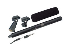 Micro canon longue porte (unidirectionnel) Electret. Grande sensibilit Monacor ECM 920